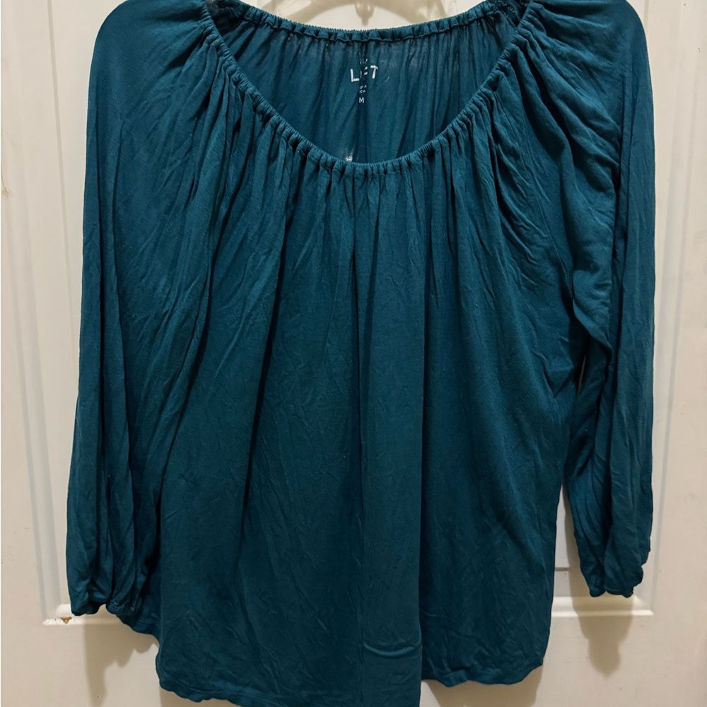Ann Taylor Teal Blouse